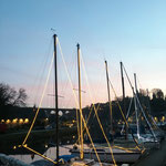 bateaux illuminés port de Dinan - décembre 2016