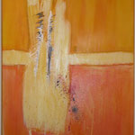St. Oswald I, Acryl mit Spachtel, 150 cm x 100 cm