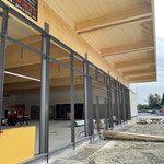 Supermarkt- Ausführungsstatik Beton, Holz und Stahlbau