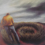 "Spinafex" 180x180cms