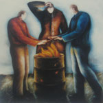 "The Gleam" 180x180cms 1994