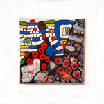 Mixed Media "Kleinformat Nr. 12" (20 cm x 20 cm)