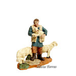 Pastor con tres ovejas de 8 cm (Ref. 2420.2)