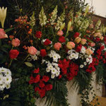 Trauerhalle Blumengesteck