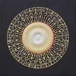 Mandala // Größe 1,00 x 1,00 m  -   Sandwelten // Frank Walter - Bilder aus Sand auf Leinwand mit Acrylfarbe