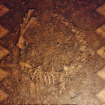 Fabelwesen // Größe 1,20 x 1,20 m  -   Sandwelten // Frank Walter - Bilder aus Sand auf Leinwand mit Acrylfarbe