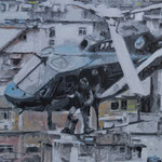 Rio, 2013, huile sur toile, 60 cm x 73 cm.