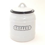 キャニスター149　白COFFEE　 110Φ150H 　￥500