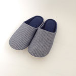 ルームシューズ179　青ストライプ　27㎝　￥900
