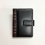 システムノート105　黒&こげ茶リング　135×185　　¥2,000