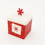 クリスマス176　BOX　結晶白水玉　80×80×100H　￥500 