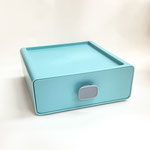 卓上収納130　緑&グレープラケース　200×210×75　￥600