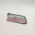 ペンケース110　ピンク水玉うさぎ　　195×75　￥400