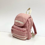 リュック116　ピンクレース＆フラワー　220×280　　￥700 　＊色抜けあります＊