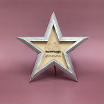 フォトスタンド271　星型　シルバー　300×300　￥1,000　＊修理ヶ所あります＊
