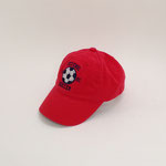 帽子225　キャップ　赤サッカーボール　48～52㎝　¥600