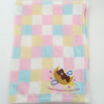ブランケット171　パステルブロック&ししゅうBEAR　740×1060　￥2,000