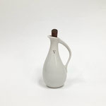 オイルボトル107　白　ウッド栓&手付き　V　160H　¥700