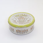 缶　119　BISCUITS　黄色　140Φ55H　￥300