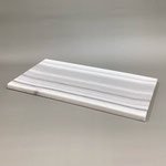 大理石107　白グレーラインテーパー　160×320×12H　¥2,000
