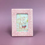 フォトスタンド137　ピンクドット　170×130　¥800