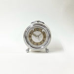 置時計122　丸アイボリー&ゴールド　Ｓ　80×85Ｈ　￥800