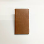 システムノート120　革茶シンプル　100×180　¥800　