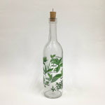 ボトル108　ガラスハーブリーフ　300H　　￥500