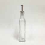オイルボトル101　ガラス角　　　260H 　¥500