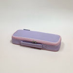 ペンケース131　紫＆ピンクファスナー  中身付き　235×100×40　￥700