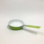 フライパン108　ミニ黄緑　128φ　¥700