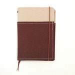 システムノート111　キャンバスベージュ&茶　120×170　¥500