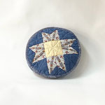 ポーチ144　丸キルトSUN　　170φ　　￥700