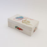 BOX198　 デコ角フラワーハート＆バード　163×95×53H　 ￥800　＊オリジナルです＊