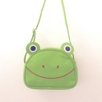 通園バッグ104　緑　かえる　230×180　￥800