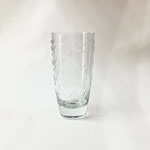 花器179　ガラスリーフカット　103×200H　￥800