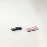 車149　青８BOON　67×23×15H  　￥200　／　車156　オープンカー　ピンク　75×25×15H 　￥400