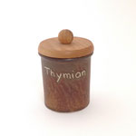 キャニスター153　ウッドキャップ　Thymian  110 H  ￥500　＊２つあります＊