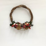 リース167　クリスマスアンダー　230φ　￥1,500　　＊オリジナルです＊