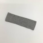 ヘアバンド161　杢グレー