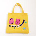 キッズバッグ118　ウール黄色ふくろう付き　190×310H 　￥700