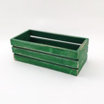 BOX217　ウッド角ペイント緑　230×105×80H　¥600