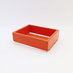 BOX166　ウッド角ペイントオレンジ　175×1340×52H　¥500＊オリジナルです＊