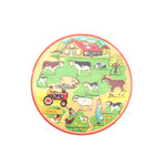 壁飾り188　パズル丸ファーム　190Φ　￥1,200