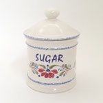 キャニスター161　白トールペイント　SUGAR 　175 H　￥700