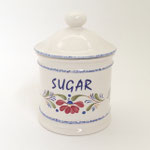 キャニスター161　白トールペイント　SUGAR 　175 H　￥700
