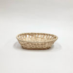 カゴ273　オーバル白竹　S　210×135×60H　￥300