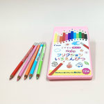 色鉛筆100　フリクションピンクケース12色　185×100　￥500