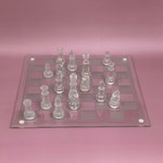 ボードゲーム103　チェス　ガラス製　345×345　¥3,000