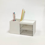 卓上収納119　白引き出し&三角ポケット　　175×90×90　￥500